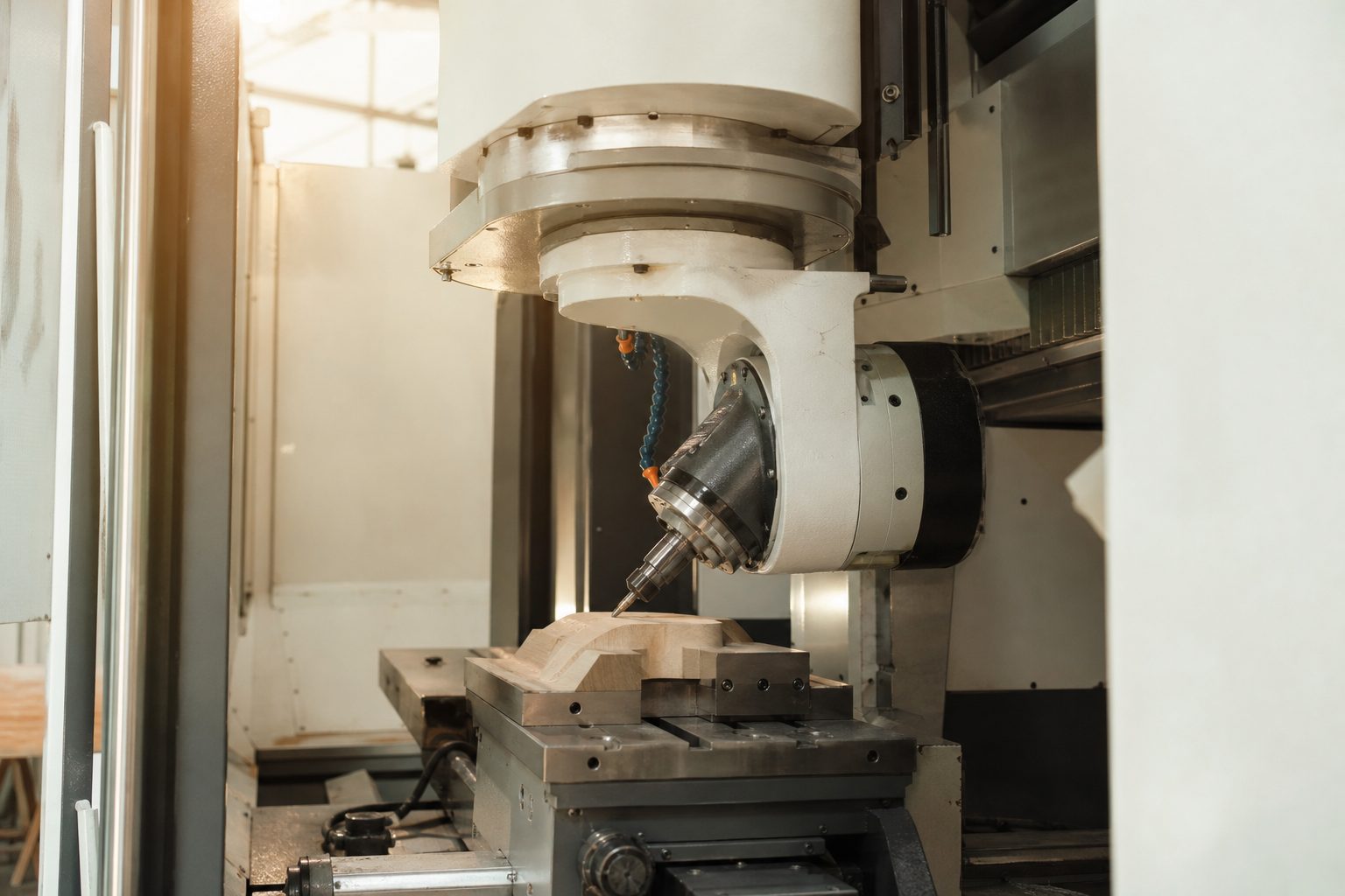 四軸擺頭 CNC 設備