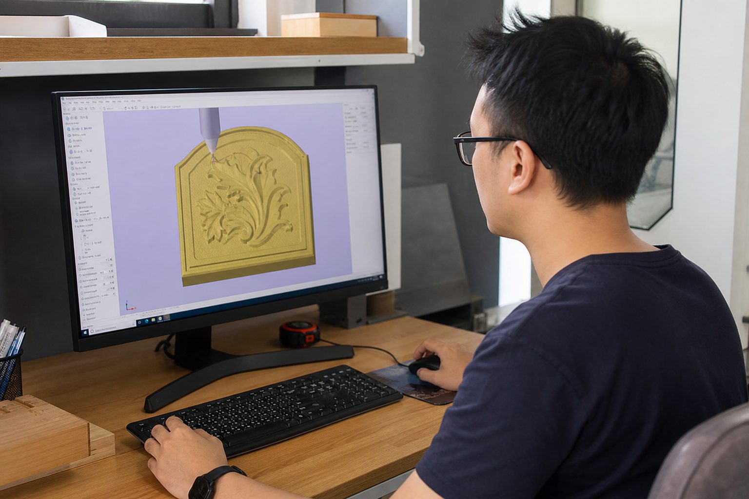 DeskProto CAM 軟體操作畫面